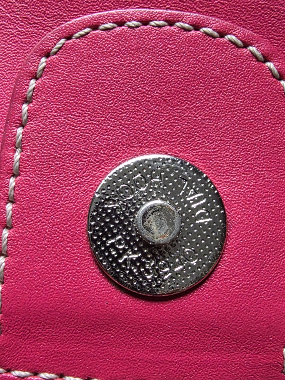 MCM Beige & Pink Visetos Tote w/ Matching Wristlet & MCM Charm & silver Hardware - Picture 2 of 16